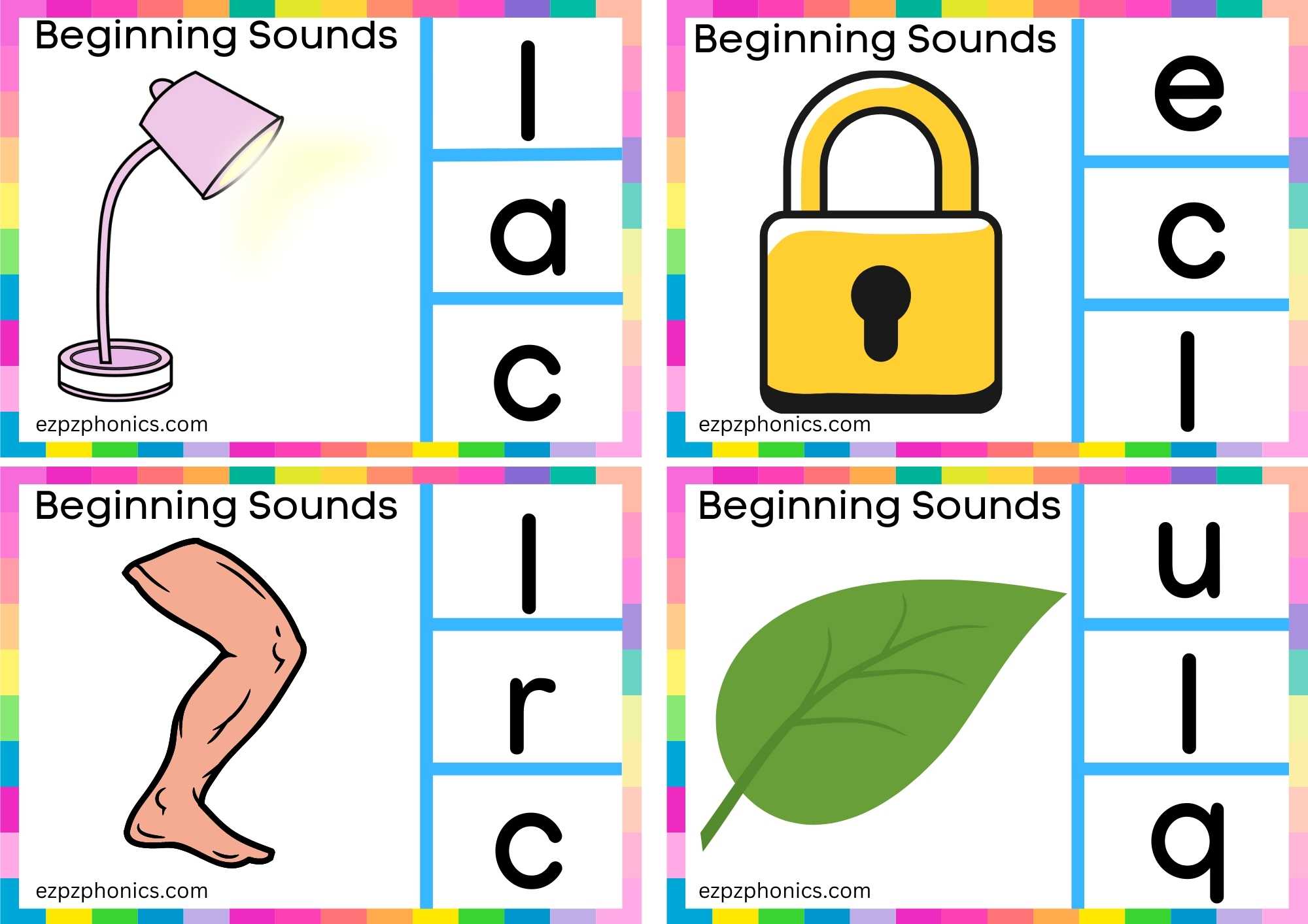 Letter L Look At The Image And Clip The Correct Letter Clip Group 2